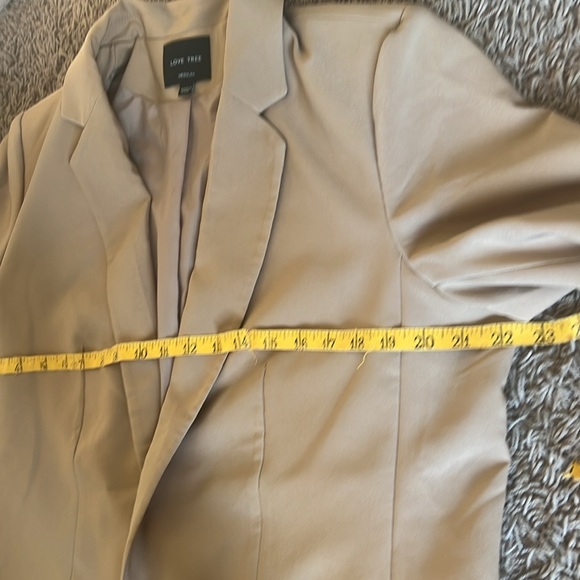 Love Tree beige blazer sz XL - Picture 5 of 7